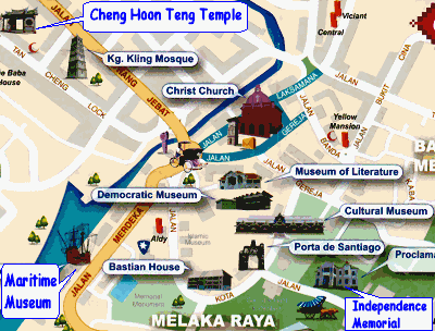 malacca map